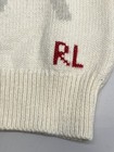 Polo Ralph Lauren Kids Sweater Cream White multi Size S 7 Bear Ski Knit Pullover