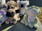 Lot Of 11 Webkinz By Ganz Plush Toys  no Codes   read 