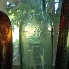 Anheuser Busch With Bold Emb Eagle Aqua Pre Prohibition Era Beer Bottle