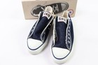 Nos Vintage 90s Converse All Star Chuck Taylor Shoes Denim Blue Usa Womens 7 5