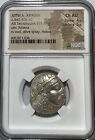Ancient Athens Greece Athena Owl Tetradrachm Coin  440-404 Bc  - Ngc Choice Au 