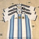 Adidas Argentina Soccer Jersey White light Blue Men   s M World Cup 2022