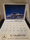 Vintage 1993 Mercedes-benz Calendar Mercedes-benz Of El Cajon 14 x12 