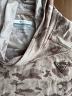 Euc Columbia Pfg Hoodie Shirt Men L Desert Camo Print Performance Fishing Gear