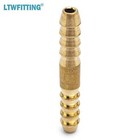 Brass Barb Hose Splicer Mender 1 8-inch Fitting Air Water Fuel Boat pack Of 10 
