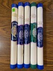 Charles Craft Lot Of 5 Cross Stitch Fabric Rolls  11 Count   15 x 18  New White