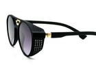 Round Sunglasses Retro Vintage 80 s 90 s Style Shield Uv400 Protection Aviator