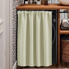 Blackout Kitchen Window Curtain Short Panel Uv Blocking Privacy Polyester 1pc