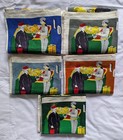 Rare Lot Of 5 Vintage Ulster Irish Linen London Tea Towels Different Colourways