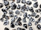 Raw Snowflake Obsidian Crystal Stones Bulk Rough Minerals Gemstones Healing Rock