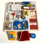 Dress 2 Play 12pcs Wooden Mini Doctor Kit  Medical Playset For Toddlers  new 