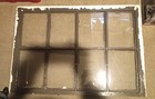 8 Pane Antique Wood Window Frame With Glass 