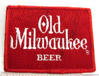 Vintage Old Milwaukee Genuine Draft Beer Jacket Patch Wisconsin Wi Advertising