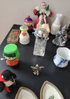 Grandma s Antique   Vintage Junk Drawer  Smalls Lot Antique Figures Pipe Lot  a2