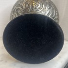 Anglo-raj Silver Plated Brass Footed Centerpiece Urn Remains Vase  12  Heavy
