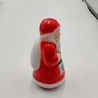 Vintage Ceramic Santa Claus Holding Sack Christmas Decor Hand-painted Figurine