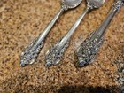 Wallace Grande Baroque Sterling Silver Flatware  3-piece Setting