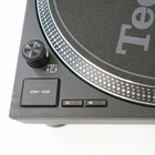 Technics Sl-1200mk7 Black With Dust Cover Direct Drive Dj Turntable Tested Used