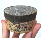 Antique California Cap Co  San Francisco No 6 Blasting Caps Tin W  Lid