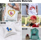 Glitter Heat Transfer Vinyl Htv Rolls Iron On Film T-shirt Clothing Diy Crafts