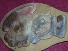 Antique Buster Brown Shoes Cardboard Clapper Toy  Myers   Cory Bellefontaine  Oh