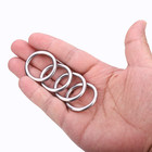 12 Pcs Metal O Rings 1 Inch Heavy Duty 304 Stainless Steel Welded O Ring Multi-p