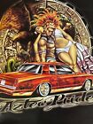 Chevy Lowrider Car Vintage Poster 1999 Olaes Pace Aztec Pride Mancave Garage