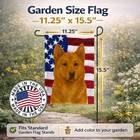 Caroline s Treasures Red Akita American Garden Flag Wdk6195gf