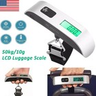 Hanging Weight Luggage Scale 110lb 50kg Portable Travel Lcd Digital