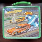 Vintage 1975 Drag Strip Lunchbox And Thermos