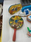 Vintage Pressed Steel Toy Parts Lot Boat Truck Iron Noise Makers Combine Header