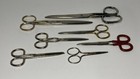 Vintage Lot Of 7 Made In Germany Scissors Metal
