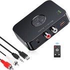 Bluetooth 5 4 Transmitter Receiver 3 In 1 Wireless Audio 3 5mm Jack Aux Adapter