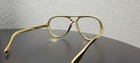 500 Pairs Lot Aviator Glasses  Plastic Frame  Clear Lens  Shiny Gold Color