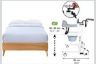 Patient Lift Transfer Chair Bathroom Wheelchair W  180   Split Seat And Commode