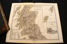 1872 Map Of Great Britain Old 19th Century Victorian  Antique