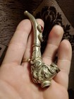 Chinese Asian Silver Ornate Smoking Pipe