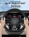 D-shaped Steering Wheel Cover For Mercedes-benz Amg A35 A45 C43 D-shaped Black