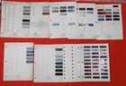 Renault 1962-1970  Europe    Alpine Renault Paint  Chip Color  Chart    8  Cards