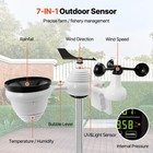 7-in-1 Wi-fi Weather Station 7 5 In Color Display Wireless Outdoor Sensor