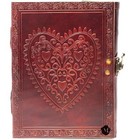 Handmade Vintage Genuine Leather Journal    8   x6    Notebook  200 Pages     Buy 1 Get1
