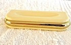 Belwith Mid Century Modern Art Deco Ivory Color And Brass Drawer Pull