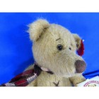 New Dan Dee 100th Anniversary Chadwick Fumbly Teddy Bear 13  Brown W plaid Scarf