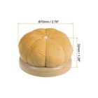 Wooden Base Needle Pincushions Japanese Style Pin Cushions Khaki