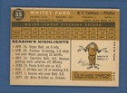 1955 Topps Whitey Ford Card  35 Ex-mt W B e Hologram