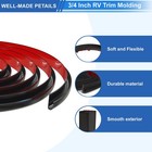 Ameri Pvc Plastic Rain Gutter For Cars  Vans  And Rvs  3 4 Inch Rv Trim    