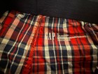 Gap Men   s Cotton Flannel Pajama Pants 2-pack M Plaid   Bird Print Drawstring