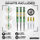 Winmau Xenon Professional Darts Set - 90  Tungsten Darts With Flights   Shafts -