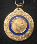 Paul Harris Fellow Rotary International Bronze Medal W  Blue Enamel Accents