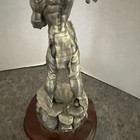 Collectibles Indian Sculpture  spirit Of The Wolf   From Chilmark By Don Polland